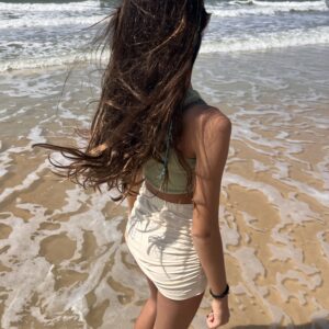 Saia Off White Drapeada